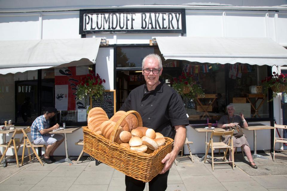  The 53-year-old dad took over the Plum Duff Bakery in 2014 and since then the business has gone from strength to strength