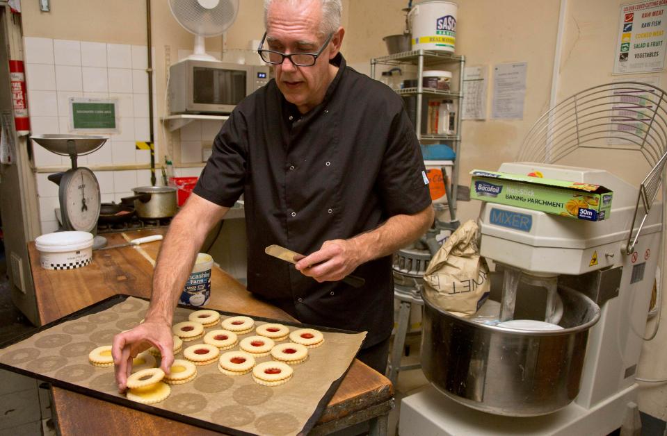  The dad prides himself on being one of the last local shops in west London to bake everything on-site