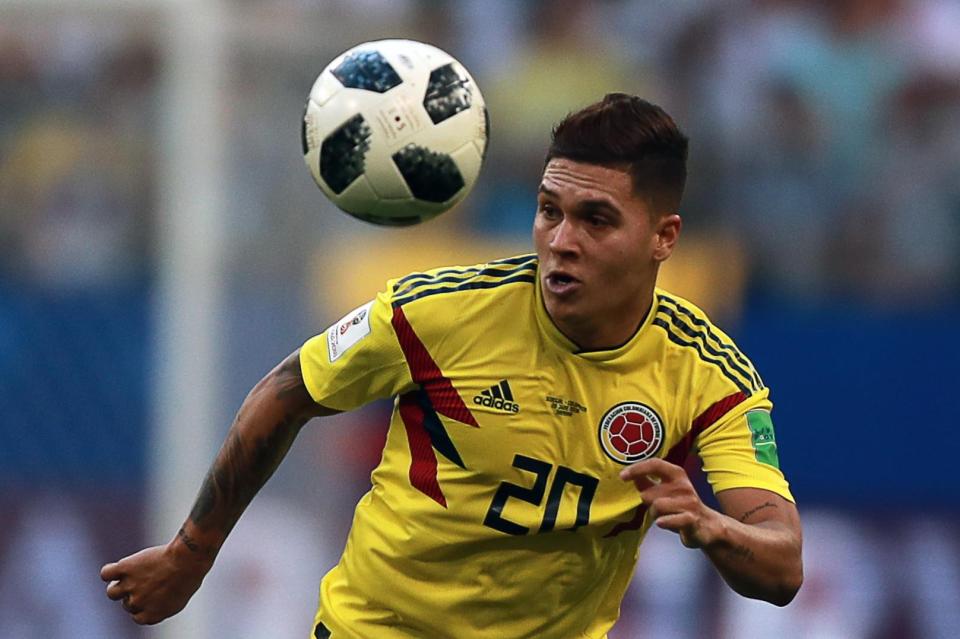  Juan Fernando Quintero has attracted attention from Premier League clubs following his displays in Russia