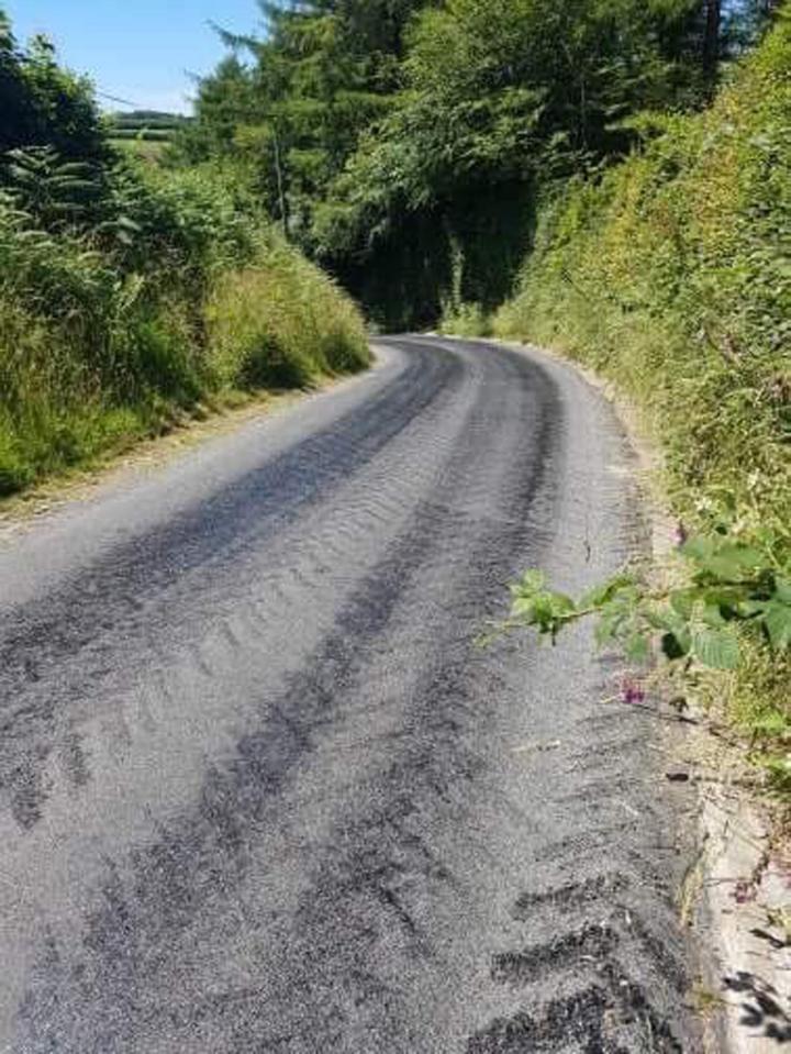  Drivers have been warned to beware of melting roads in the heat