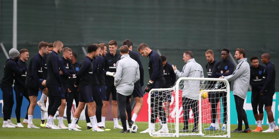  The mood in the England camp appears a lot more confident than it has in the past