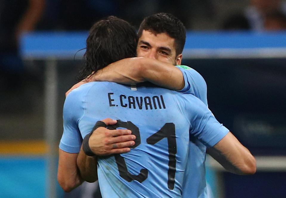  Edinson Cavani and Luis Suarez are the two dangermen for Uruguay