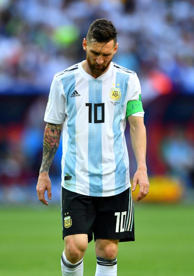 Lionel Messi was unable to inspire Argentina to victory against France