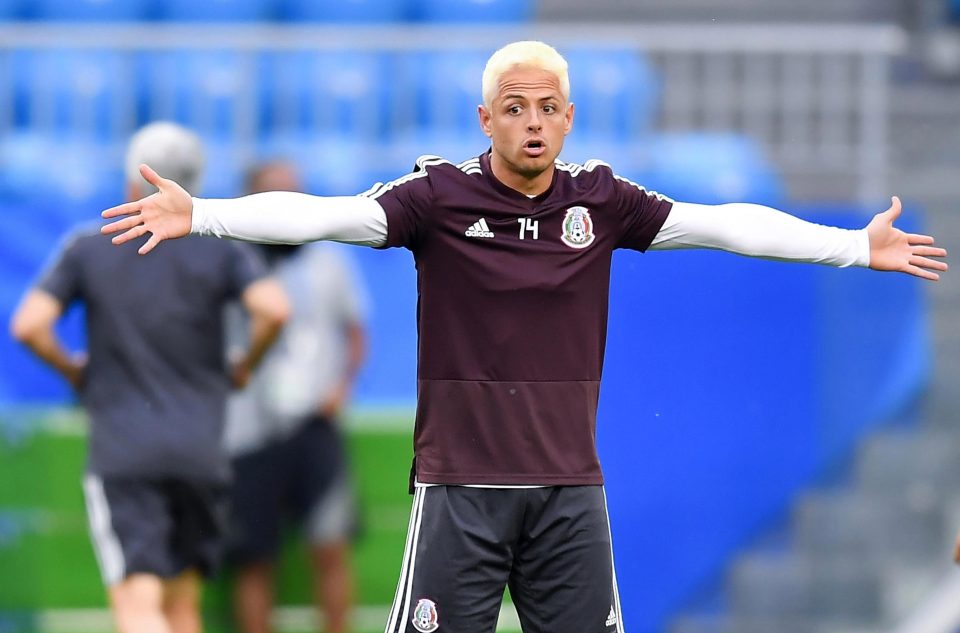  The West Ham striker has been sporting the bright barnet ahead of their game with Brazil in Samara