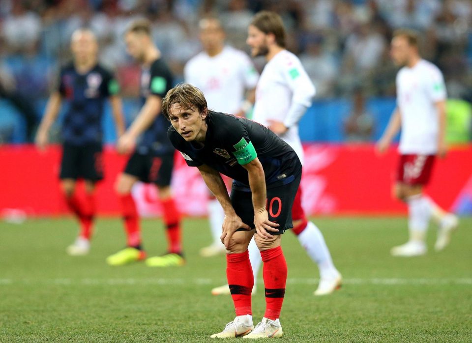  Luka Modric missed his penalty in extra-time but scored in the shootout