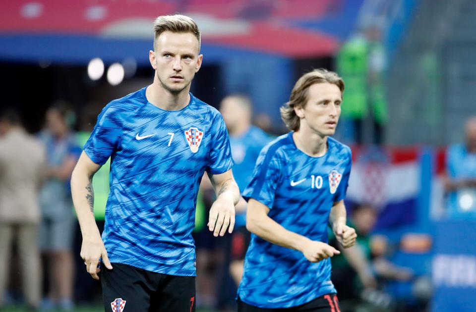  Croatia's deadly midfield duo of Ivan Rakitic and Luka Modric expect to cause England problems