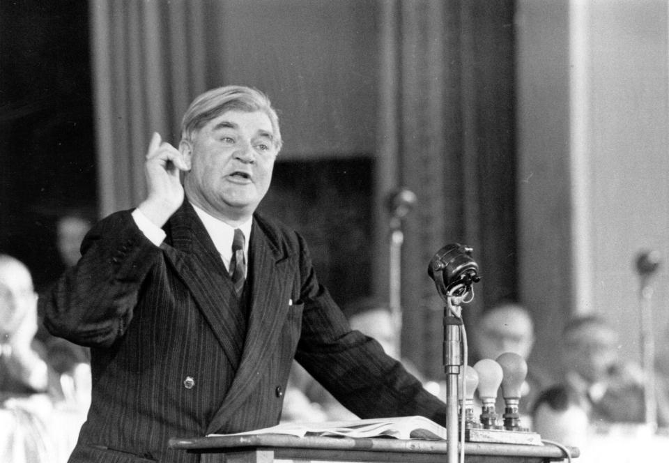 Aneurin 'Nye' Bevan was the Labour minister responsible for founding the the NHS