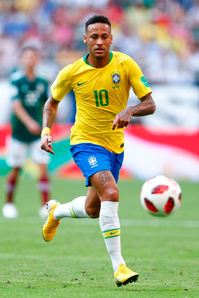  Neymar has now scored 57 goals in 89 matches for Brazil