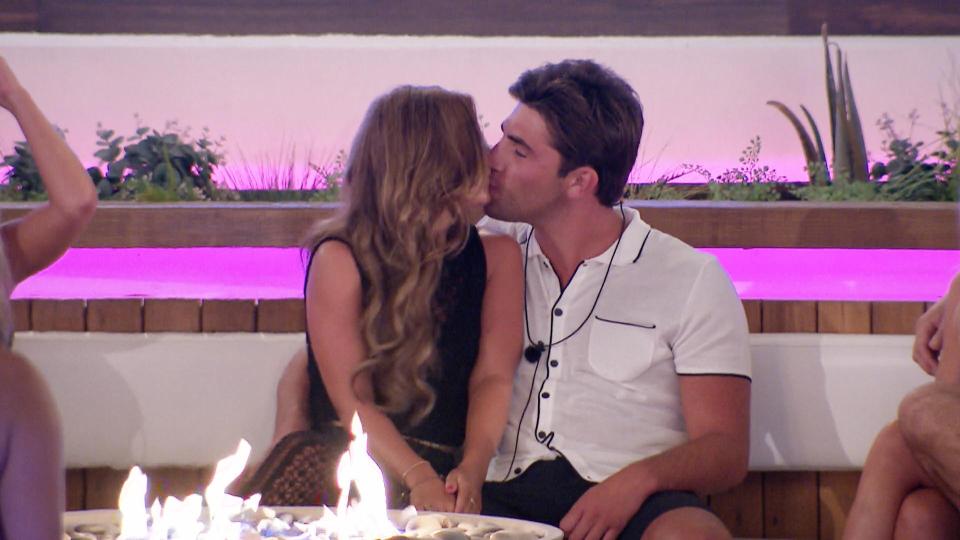 Dani Dyer and Jack Fincham are loved up in the villa