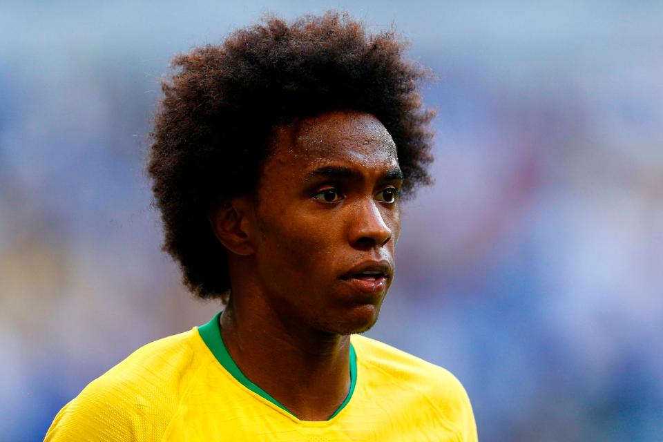 Willian was given an extended break after featuring for Brazil at the World Cup