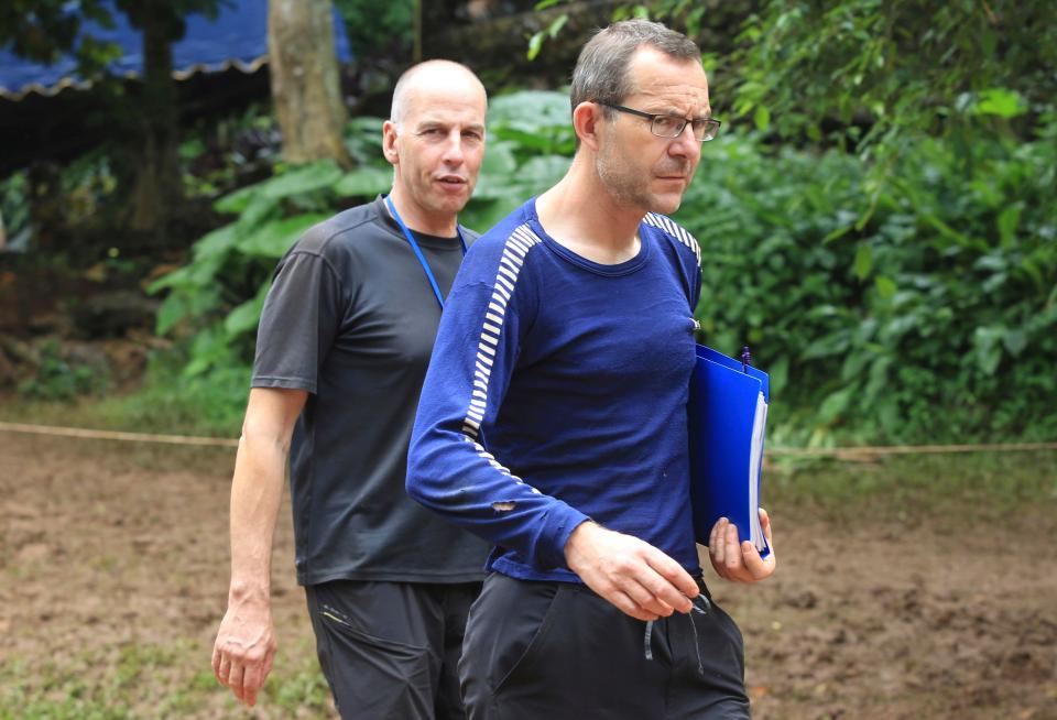  John, right, works as an IT consultant in Bristol