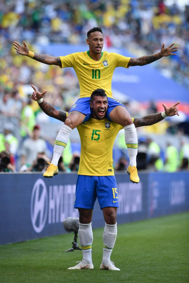  Brazil ran out 2-0 winners over Mexico to reach the World Cup quarters