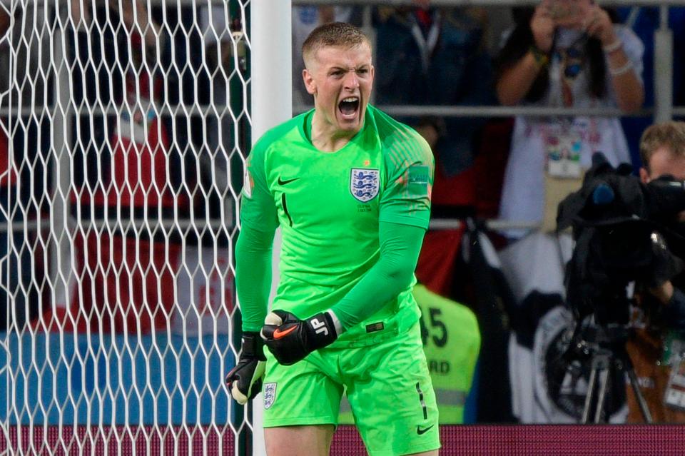  Jordan Pickford was the hero for England as he saved Carlos Bacca's penalty