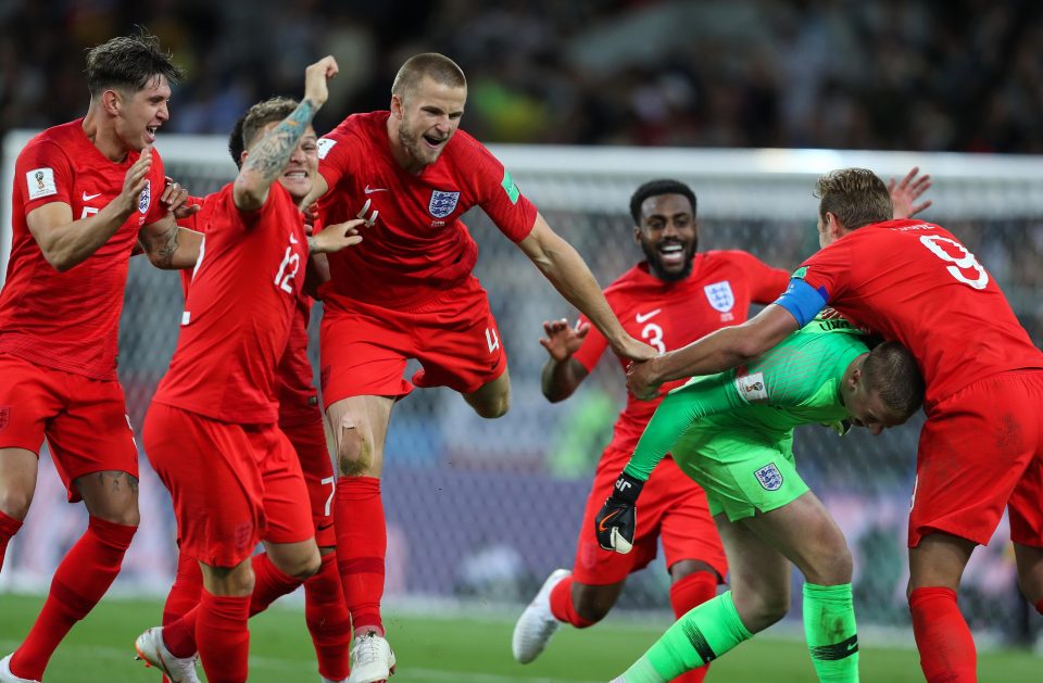  But the Tottenham man managed to miss his team-mates and fly through the throng