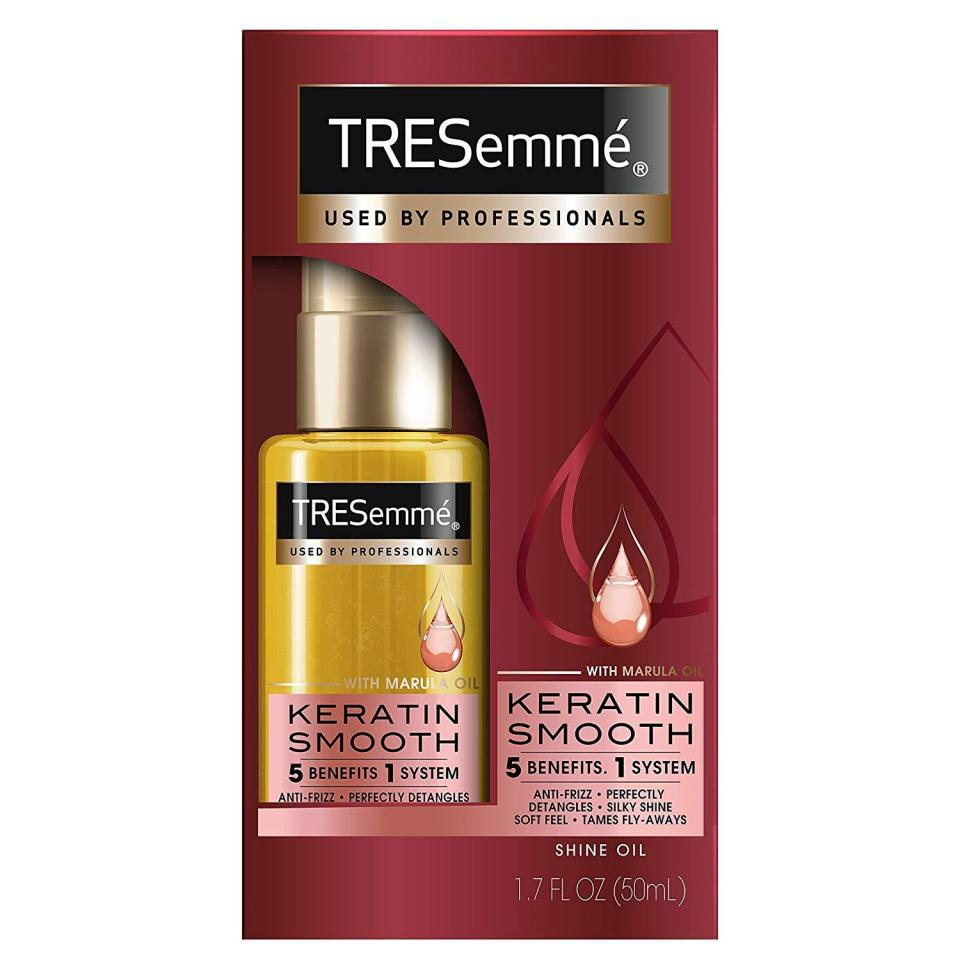  Save £4.97 on this bottle of TRESemmé Keratin Smooth Shine Oil from Superdrug