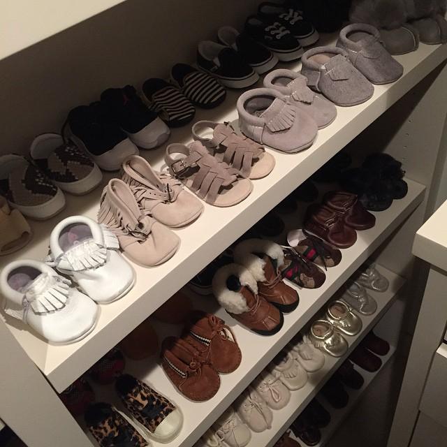 Penelope’s shoe closet