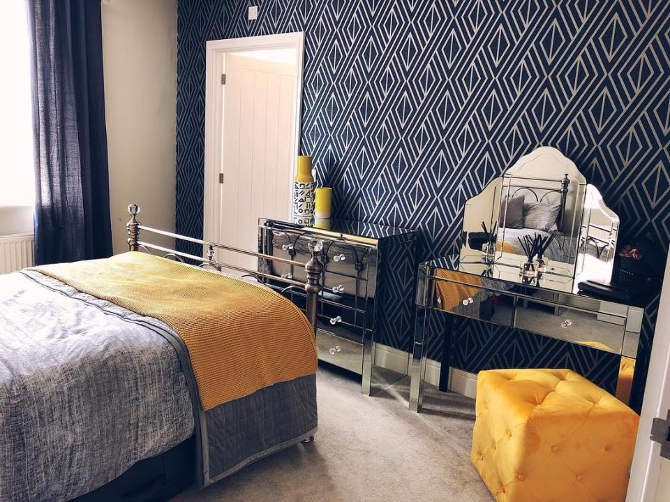  Olivia has boasted about her stylish guest room in an Instagram post