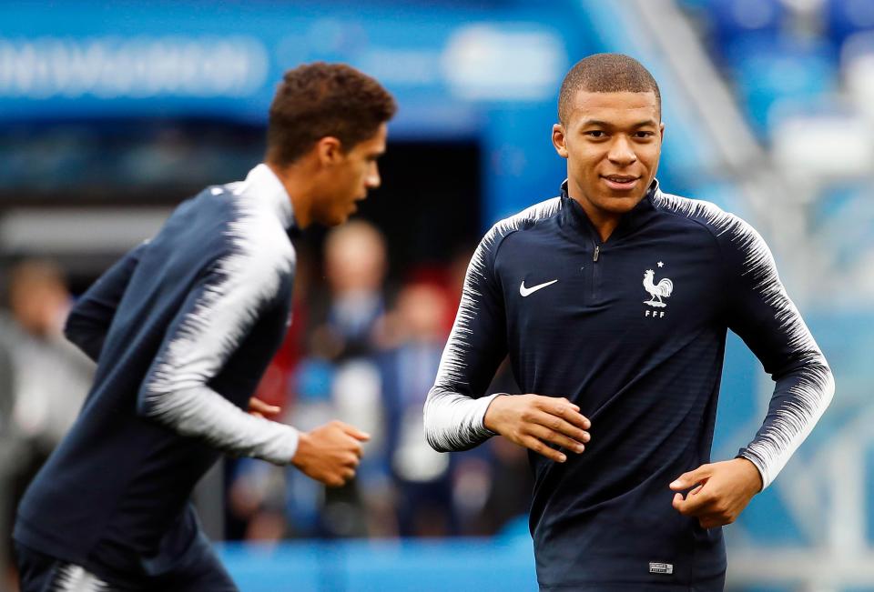  Mbappe, right, is being compared to Brazil legend Pele