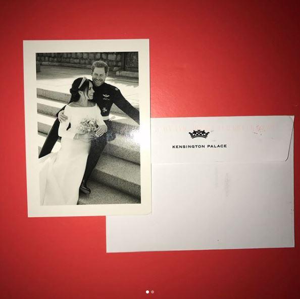  Harry and Meghan have sent out their wedding thank you cards