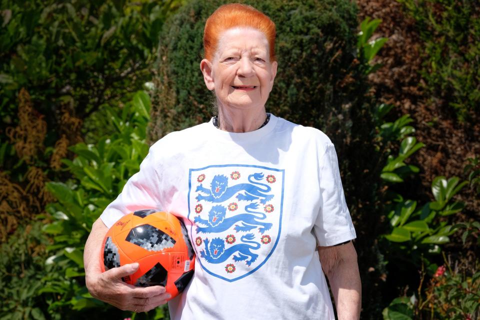  The barmaid's footie-mad namesake Carmen Holmes, 85, from Derbyshire thinks there is the same buzz building as there was in 1966