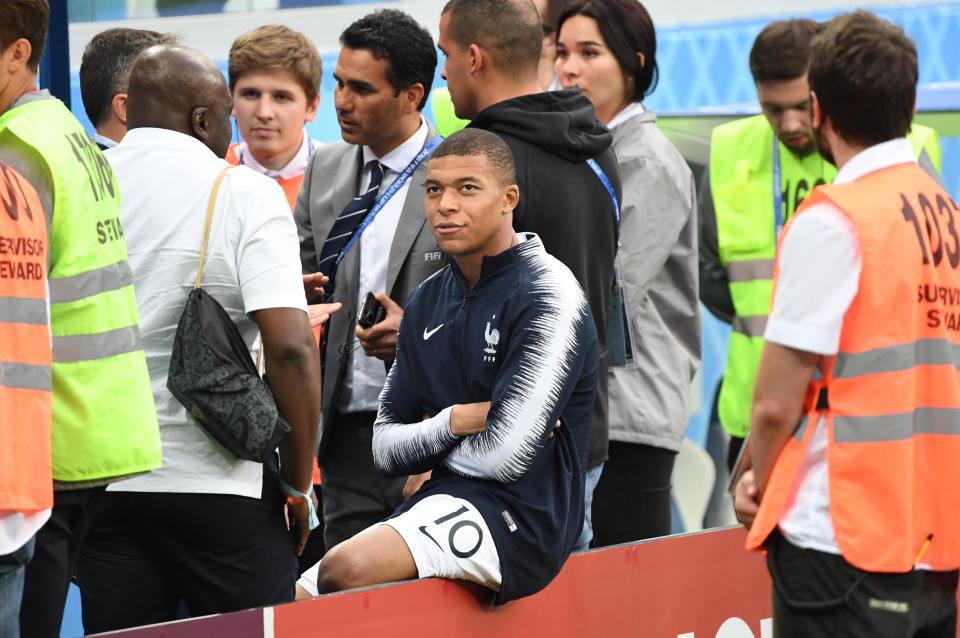 Kylian Mbappe sat out France training today but is not an injury doubt to face Belgium