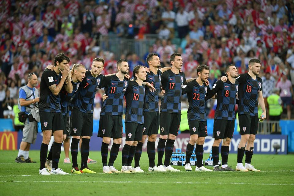  Croatia stand in the way of England and a place in the final at Russia 2018