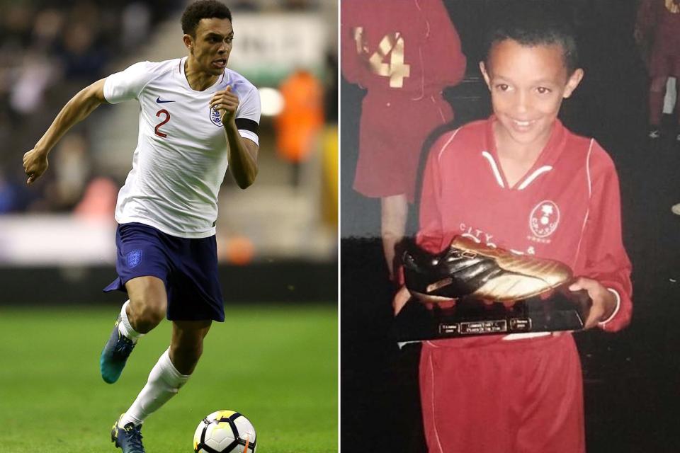  Scouser Trent said he got his opportunity when local club Liverpool had places on a summer camp and his name was picked