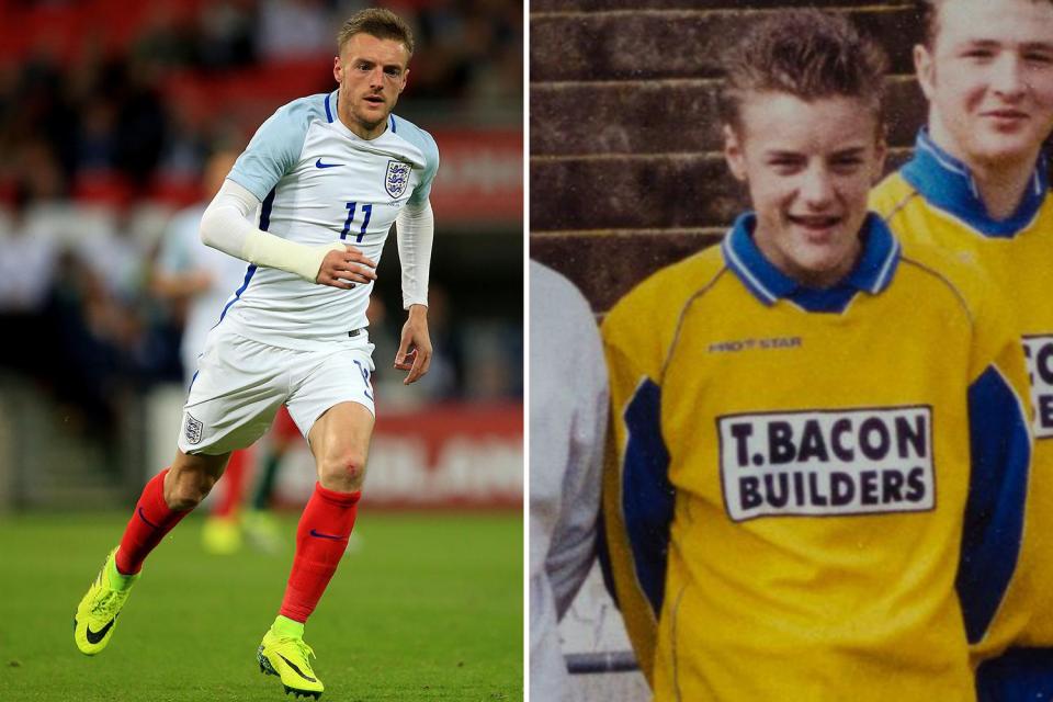  Jamie Vardy grew up in Sheffield like teammates Kyle Walker and Harry Maguire