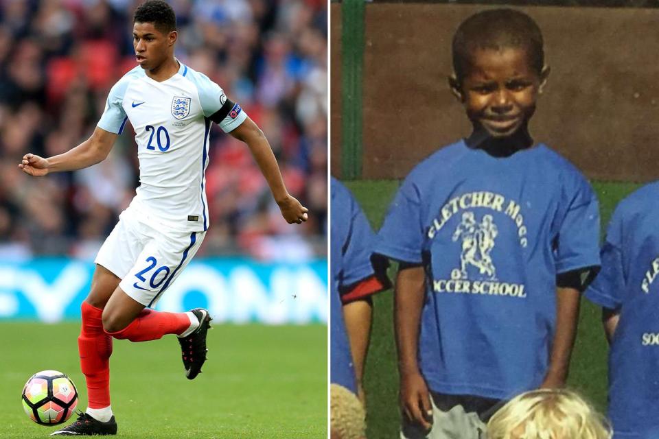  Marcus, 20, was born in Manchester and joined Manchester United's academy centre at the age of seven