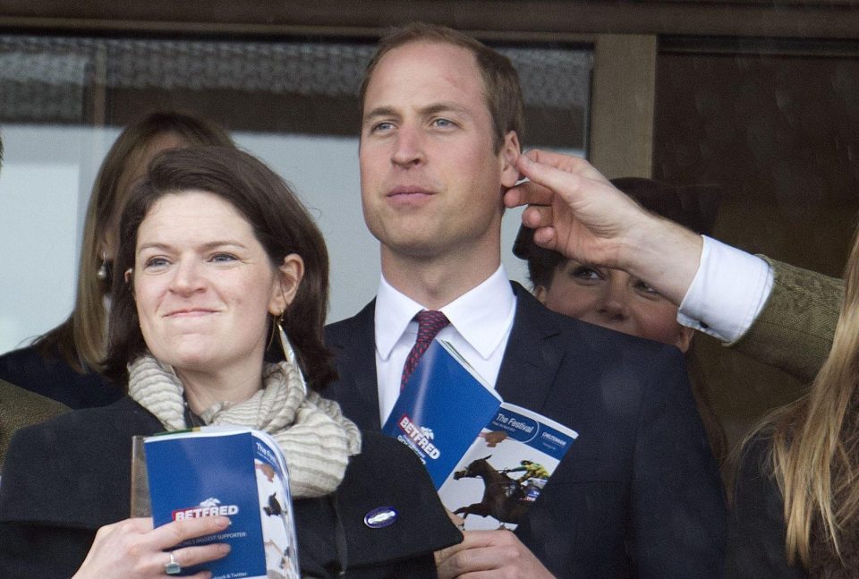  Not every mate can get away with tugging on Prince William's ear... but Harry Aubrey-Fletcher certainly can