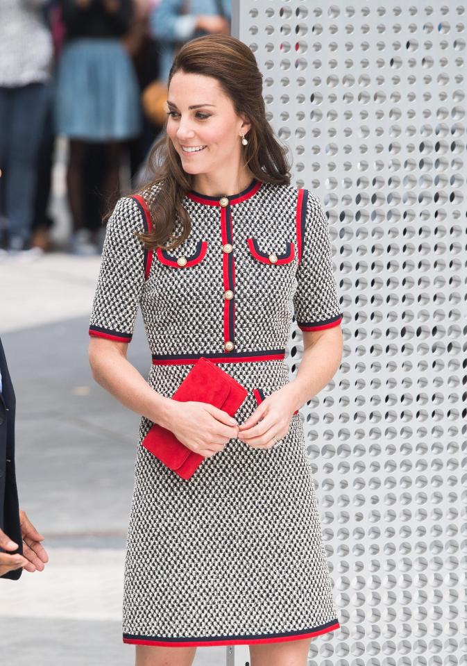  The Duchess of Cambridge wore Gucci to open the new exhibition spaces at London's Victoria and Albert Museum