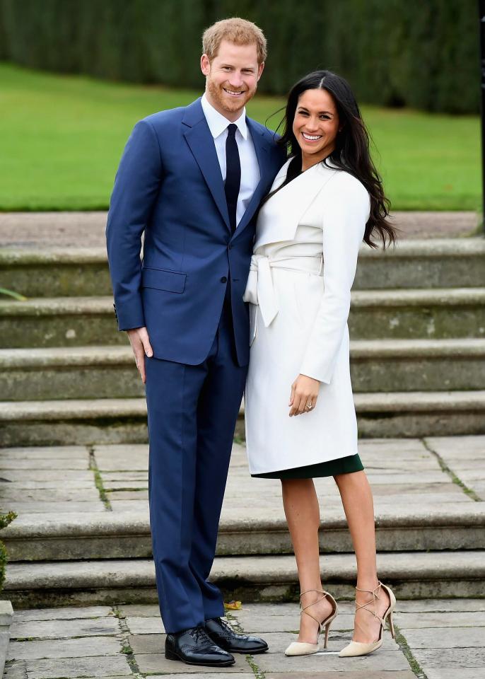  Meghan and Harry pose for engagement photos at Kensington Palace