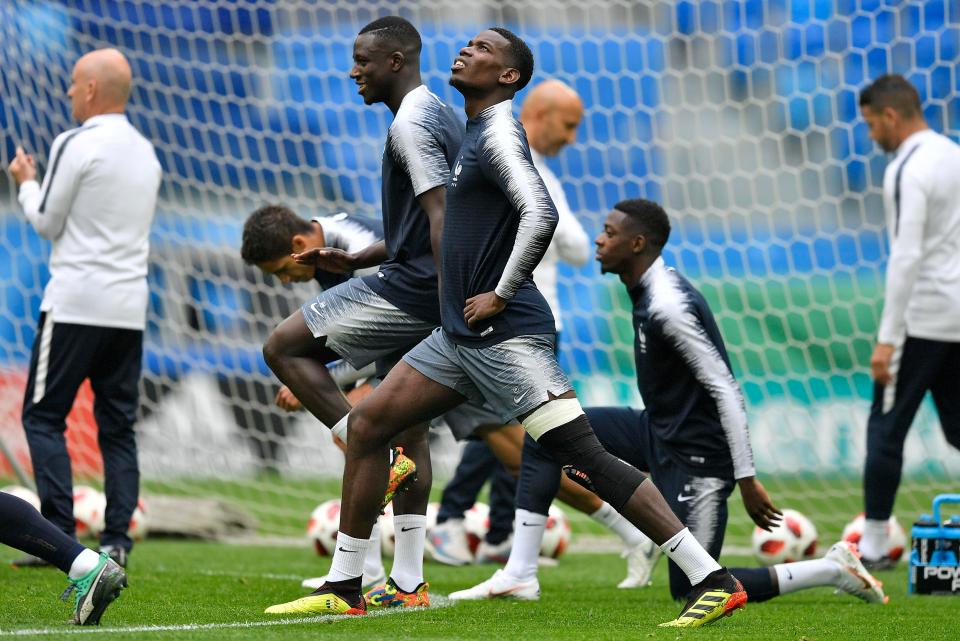 France stars train as they prepare for their semi-final showdown