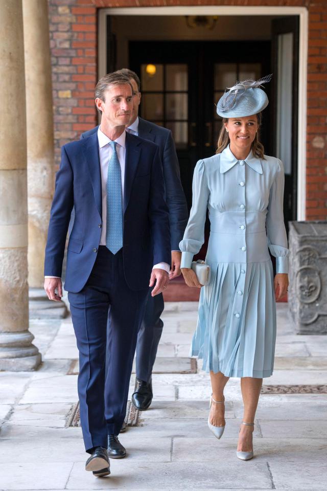  Pippa's midi dress was designed by Alessandra Rich