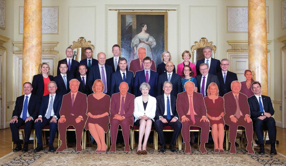  This graphic shows all the Cabinet ministers who've left in the past year