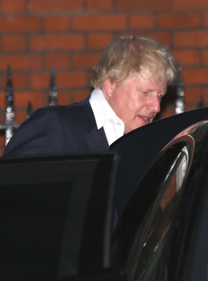  Mr Johnson surfaced for the first time since the Chequers summit on Friday