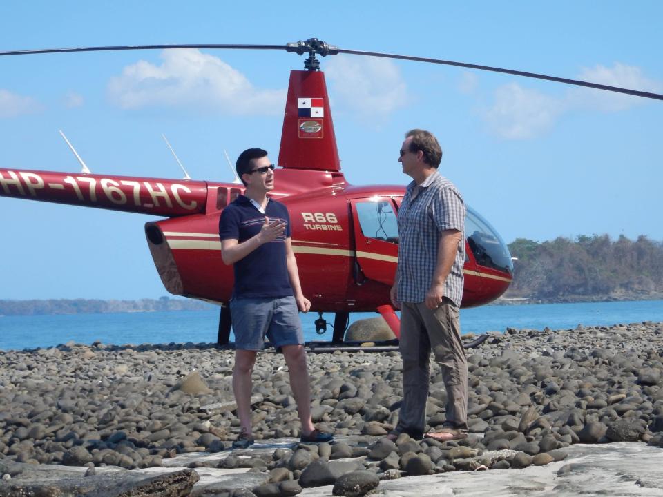  You'll also get use of a private helicopter while you're staying on the island