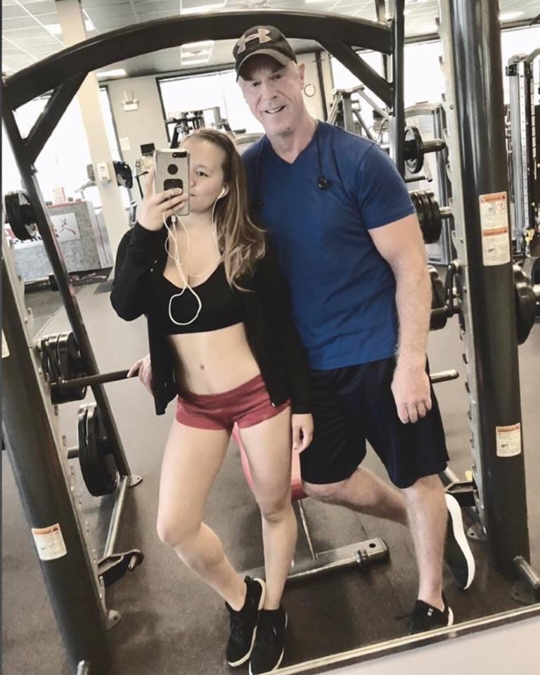  Stephen and Nadine like to hit the gym together