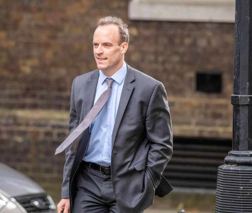  Dominic Raab is due to hold his first talks with the EU’s chief negotiator this week