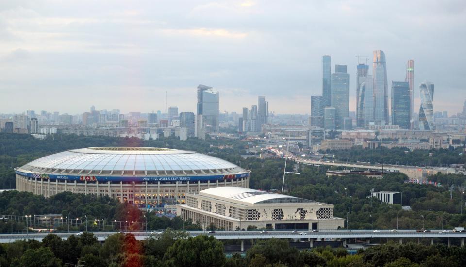  The stage for the semi-final in Moscow