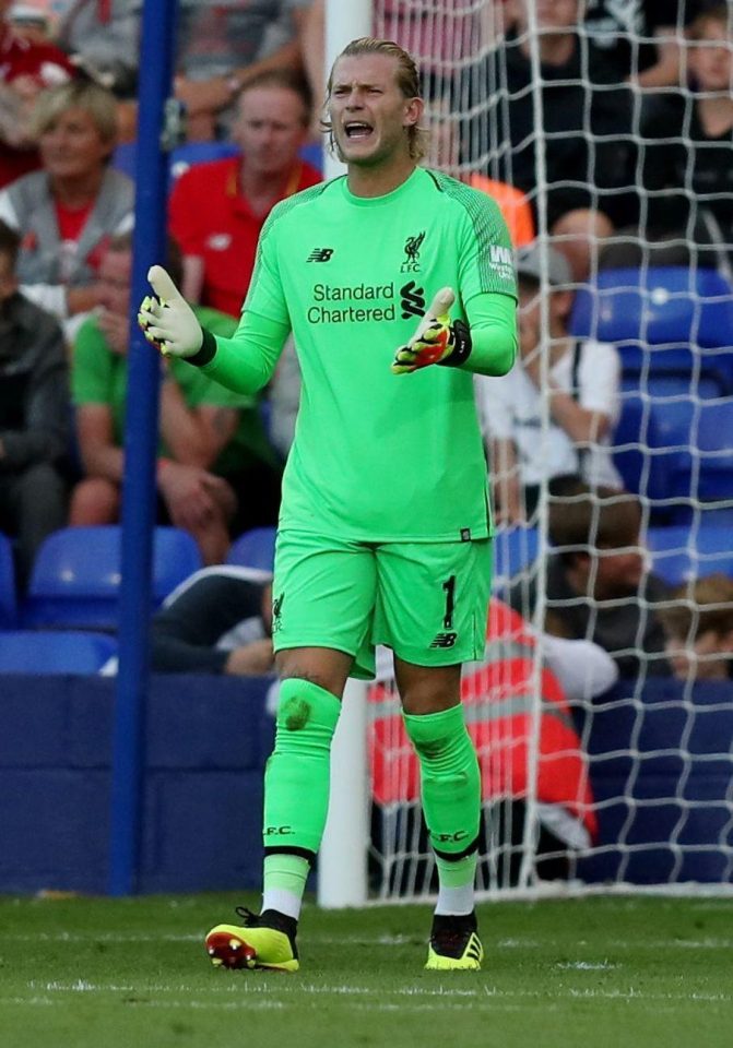  Loris Karius was slated by fans on Twitter after the match