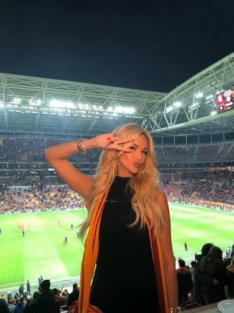  The TV personality and former Miss Russia was a regular fixture of the World Cup this summer