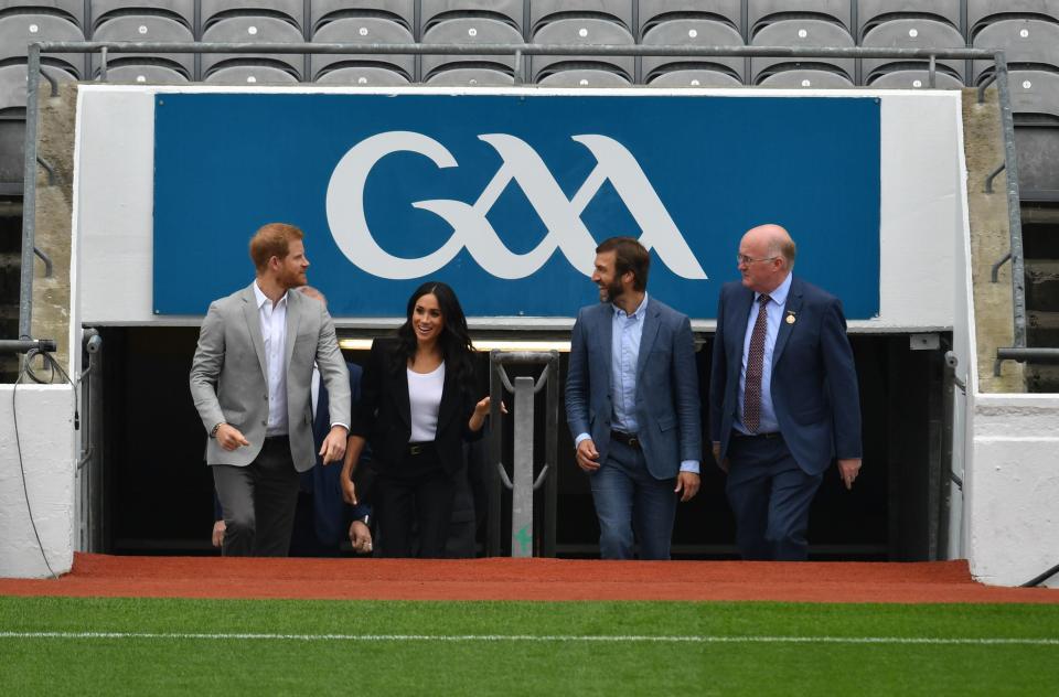  They were visiting the Gaelic Athletic Association