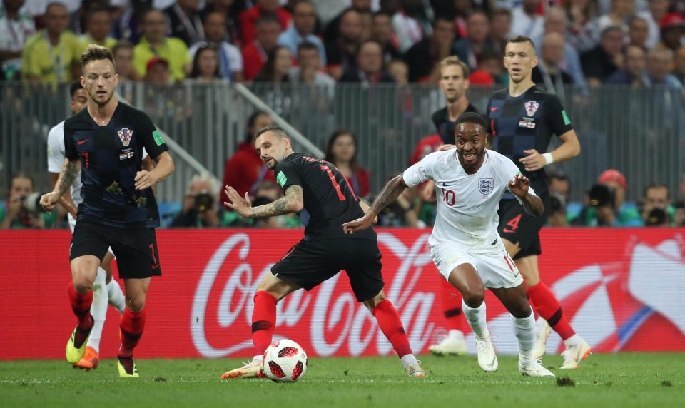 Raheem Sterling scared the Croatia defence almost to a standstill with a series of runs at the heart of them