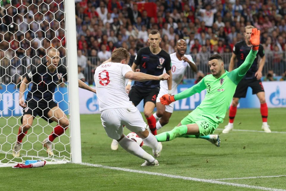 Harry Kane somehow shoots against post with the goal; at his mercy as England chased a second before half-time