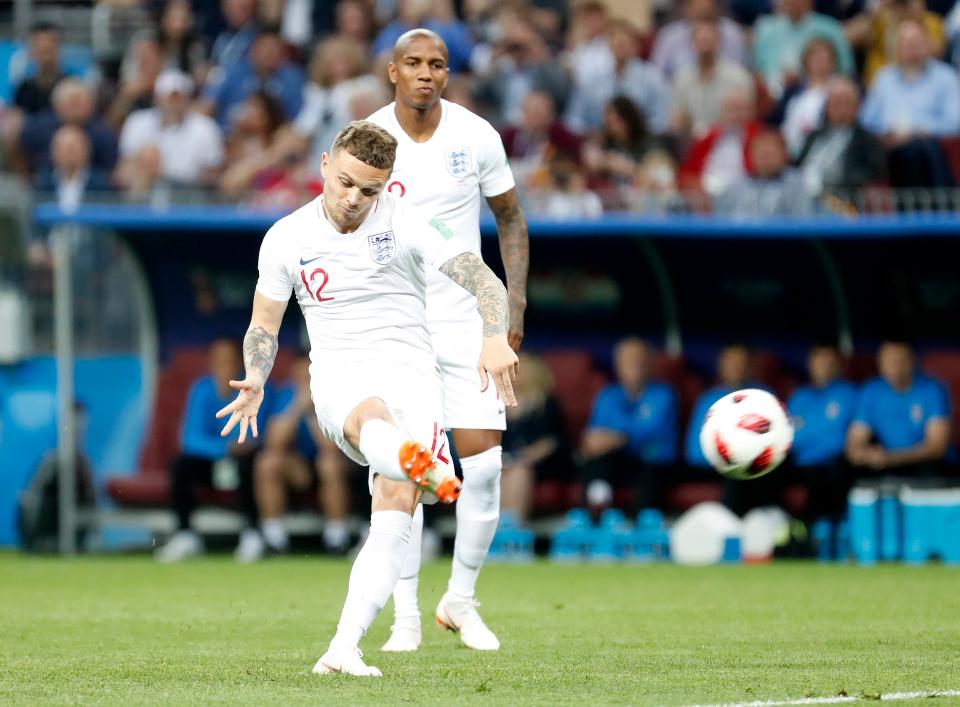  Kieran Trippier has been the World Cup's top creator with 24 chances set-up