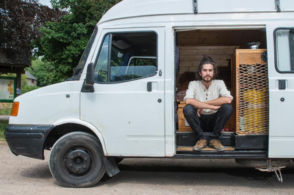  Mike quit his job in 2013 and decided to buy and convert a van