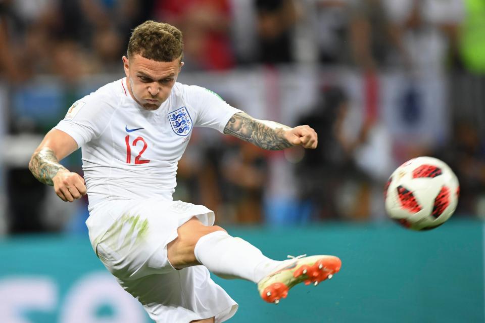 Kieran Trippier is included in the EA Sports team of the tournament