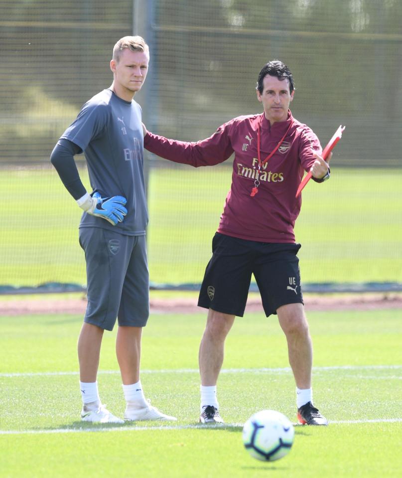  Goalkeeper Bernd Leno was one of five incoming players this summer