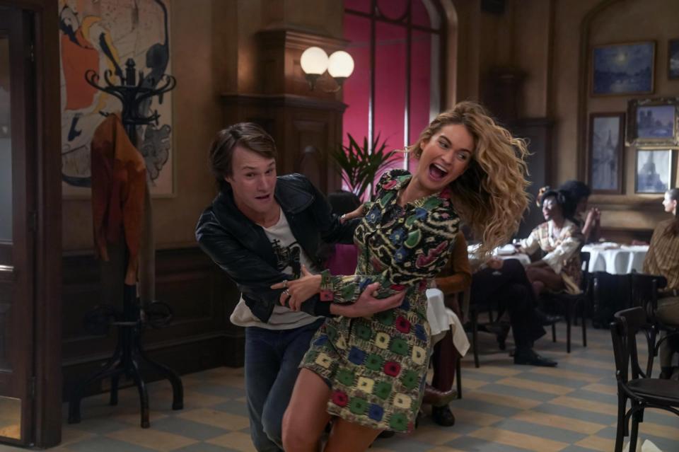  Lily James wows as a young Meryl Streep in Mamma Mia! Here We Go Again